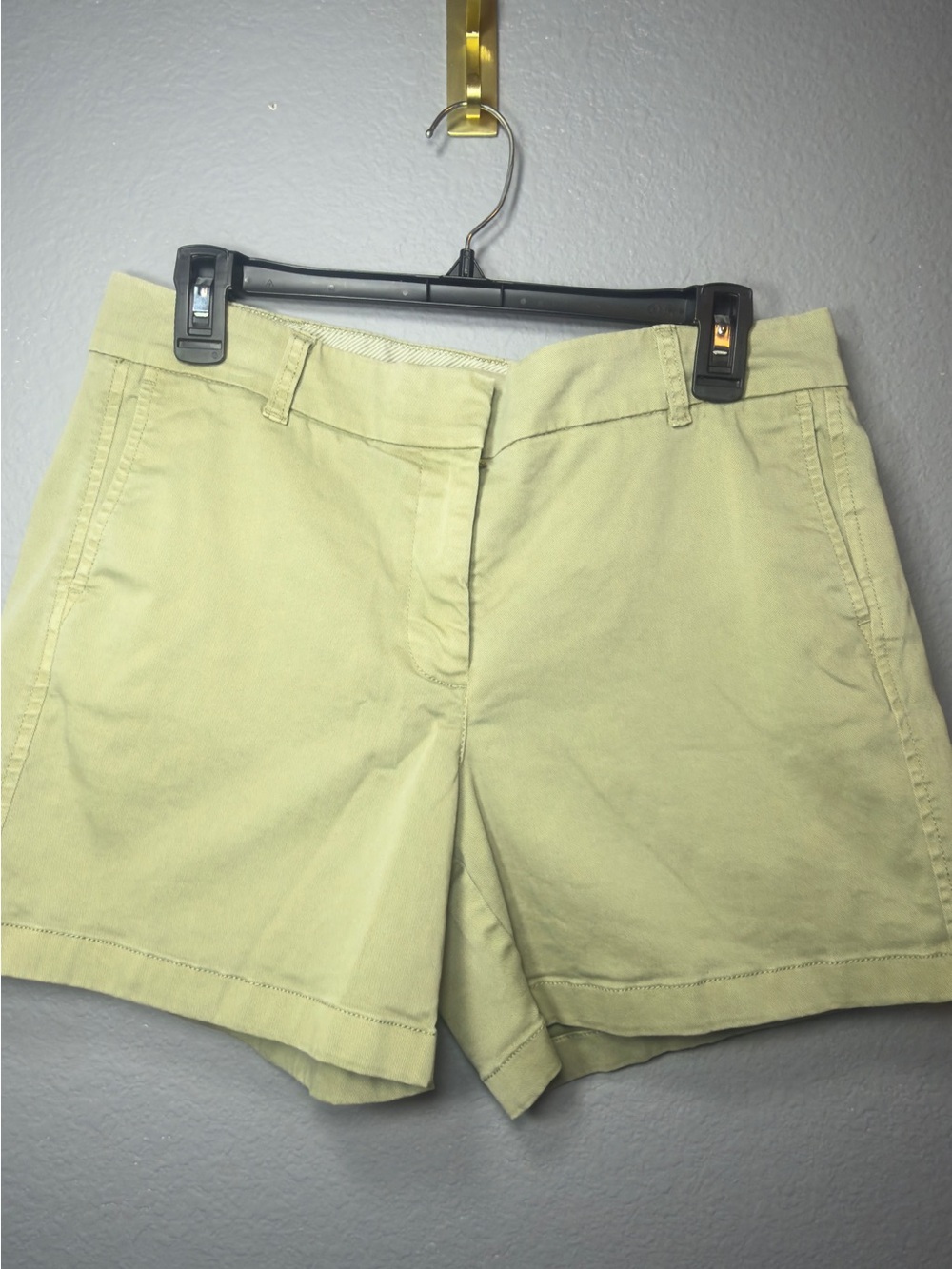 J. Crew Light Yellow Chino Bermuda Shorts